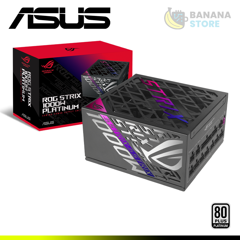 ROG STRIX 1000W Platinum copia FUENTE DE PODER ASUS ROG STRIX 1000W 80 PLUS PLATINUM FULL MODULAR - Imagen 1