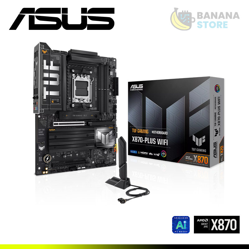 placa madre asus tuf gaming x870-plus wifi copia PLACA MADRE ASUS TUF GAMING X870-PLUS WIFI ATX DDR5 AMD AM5 - Imagen 1