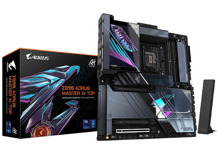 summary PLACA MADRE GIGABYTE Z890 AORUS MASTER AI TOP LGA 1851, E-ATX, DDR5 - Imagen 1